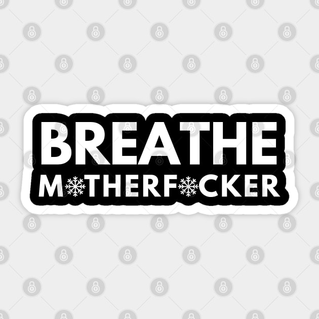 Breathe Sticker by BrightOne